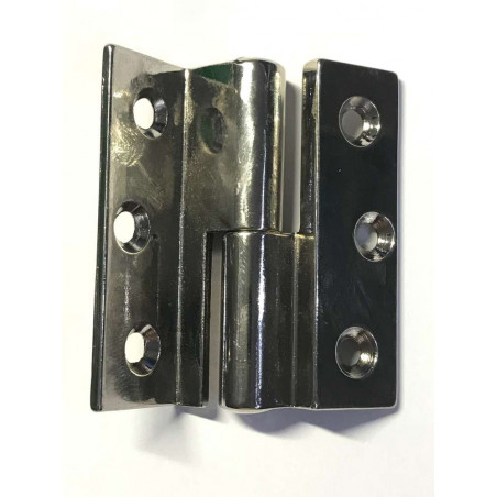 Paumelle Prameta 606-50 L Din Links Nickele - Ref. PRA606-50 L N